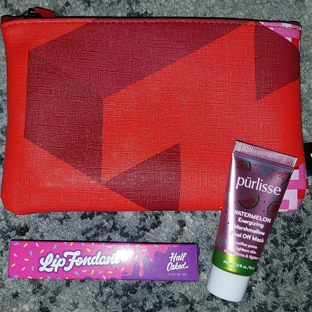💥Sale New make-up bag, lip gloss, mask